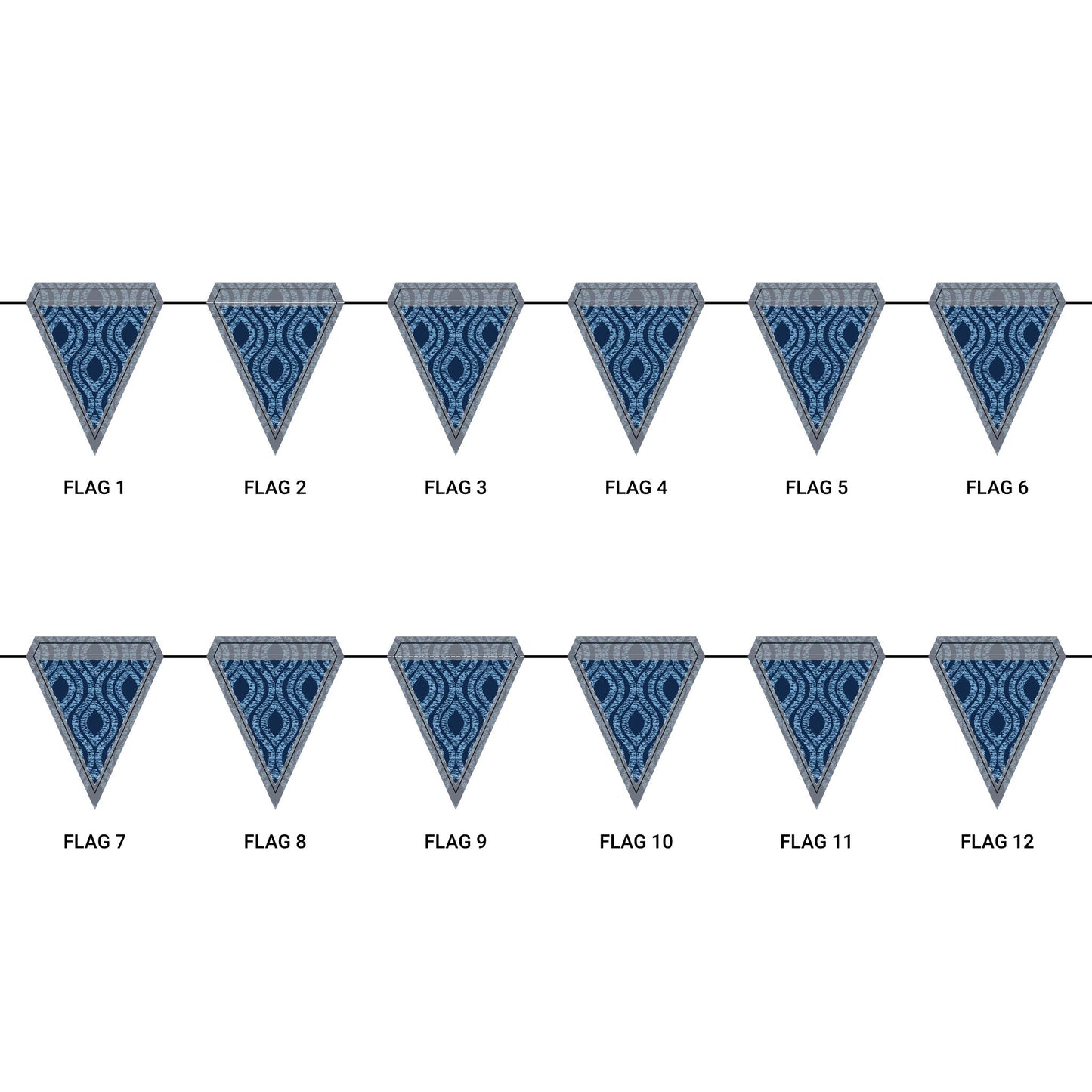 Flag Garland | Chapel Hill, North Carolina | Ogee