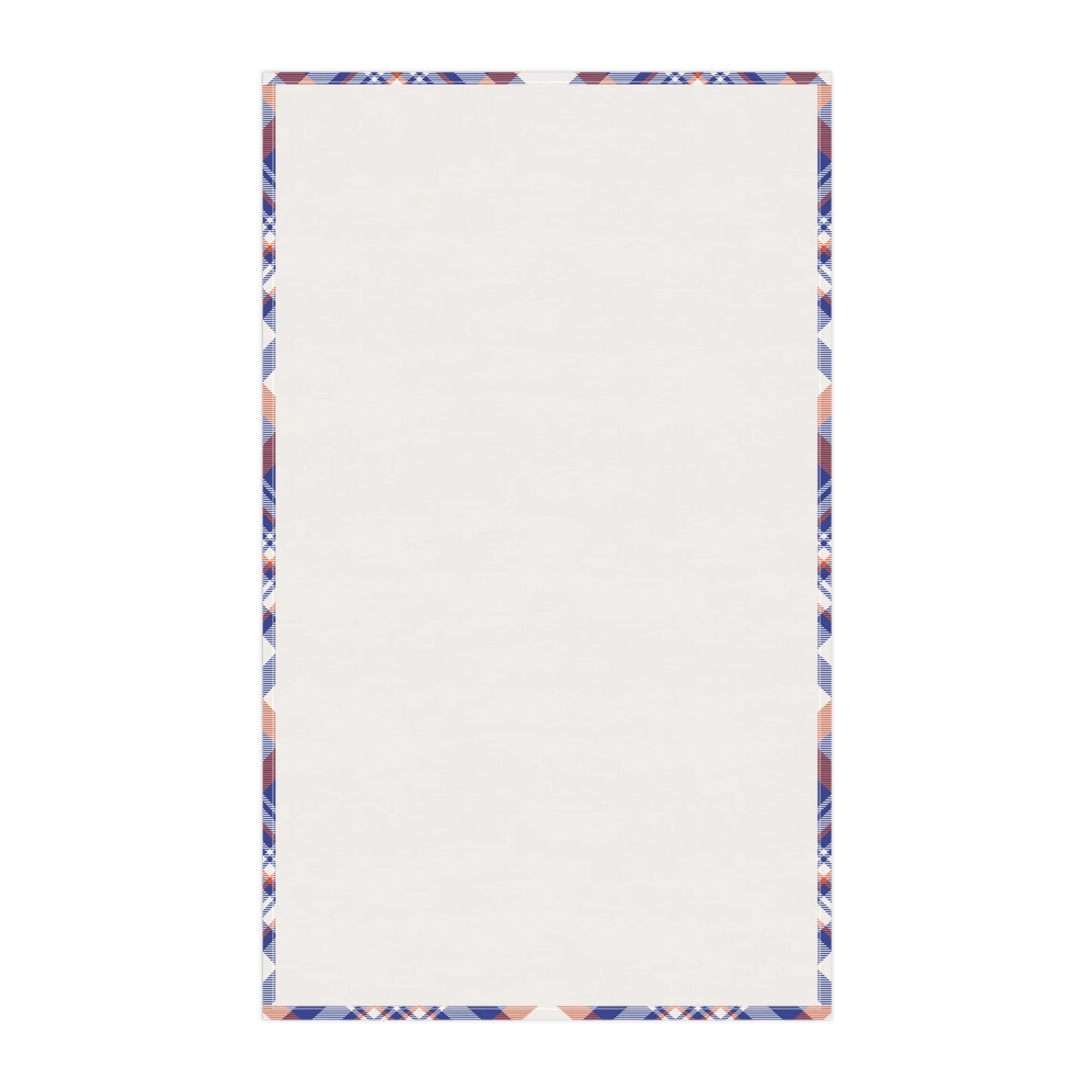 Tea Towel | Bright Blue & Orange | Tartan