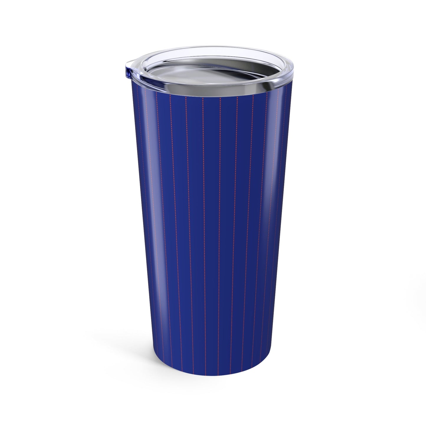 Tumbler | Bright Blue & Orange | Pinstripe