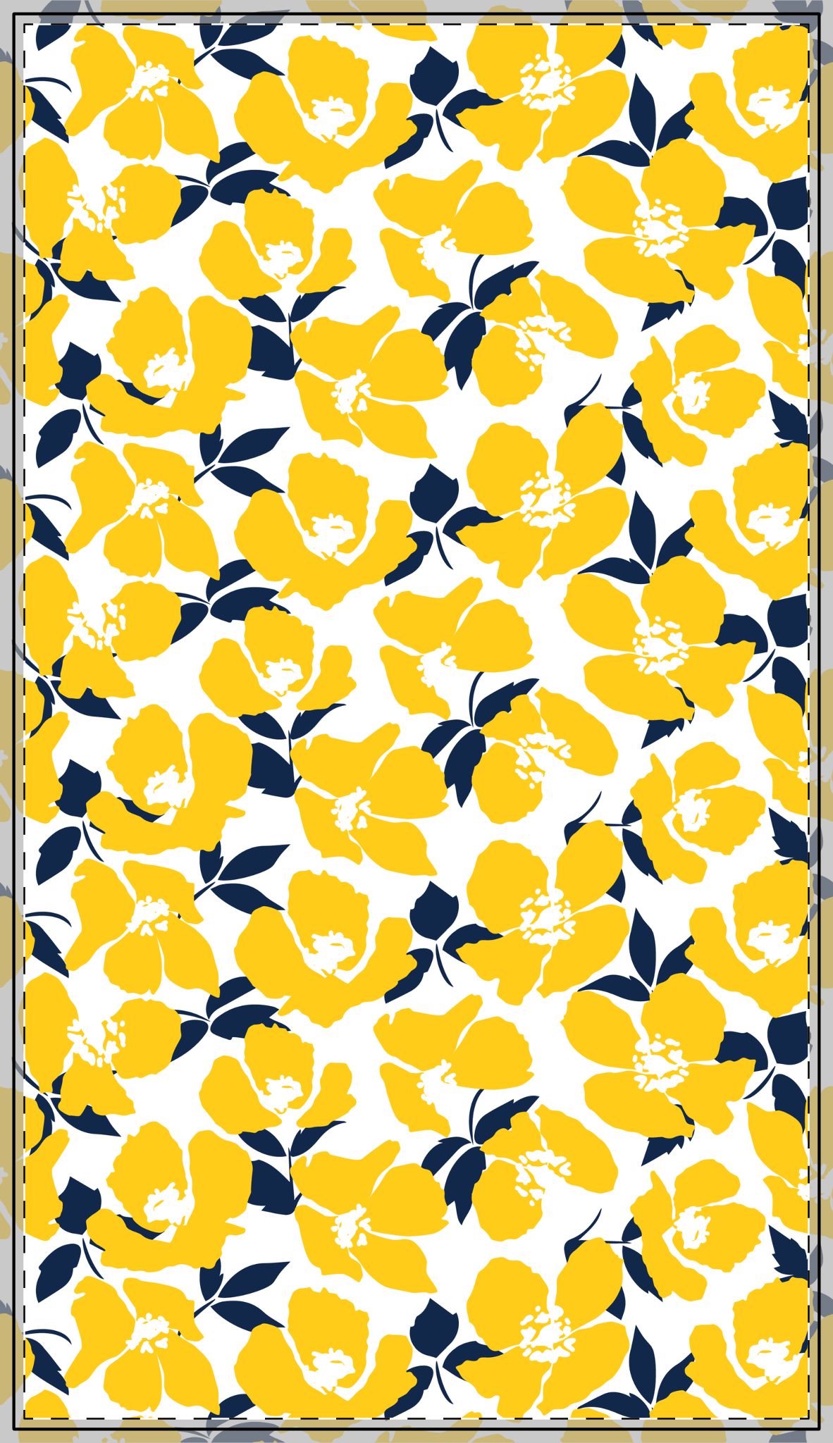 Tablecloth | Yellow & Blue | Poppy