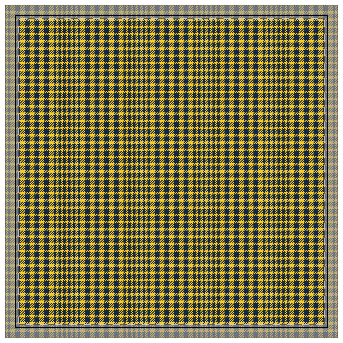 Napkins | Yellow & Blue | Tweed