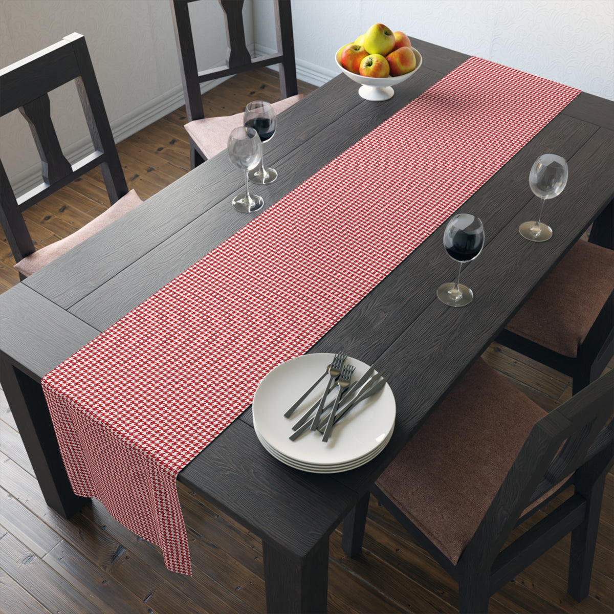 Table Runner | Madison, Wisconsin | Houndstooth