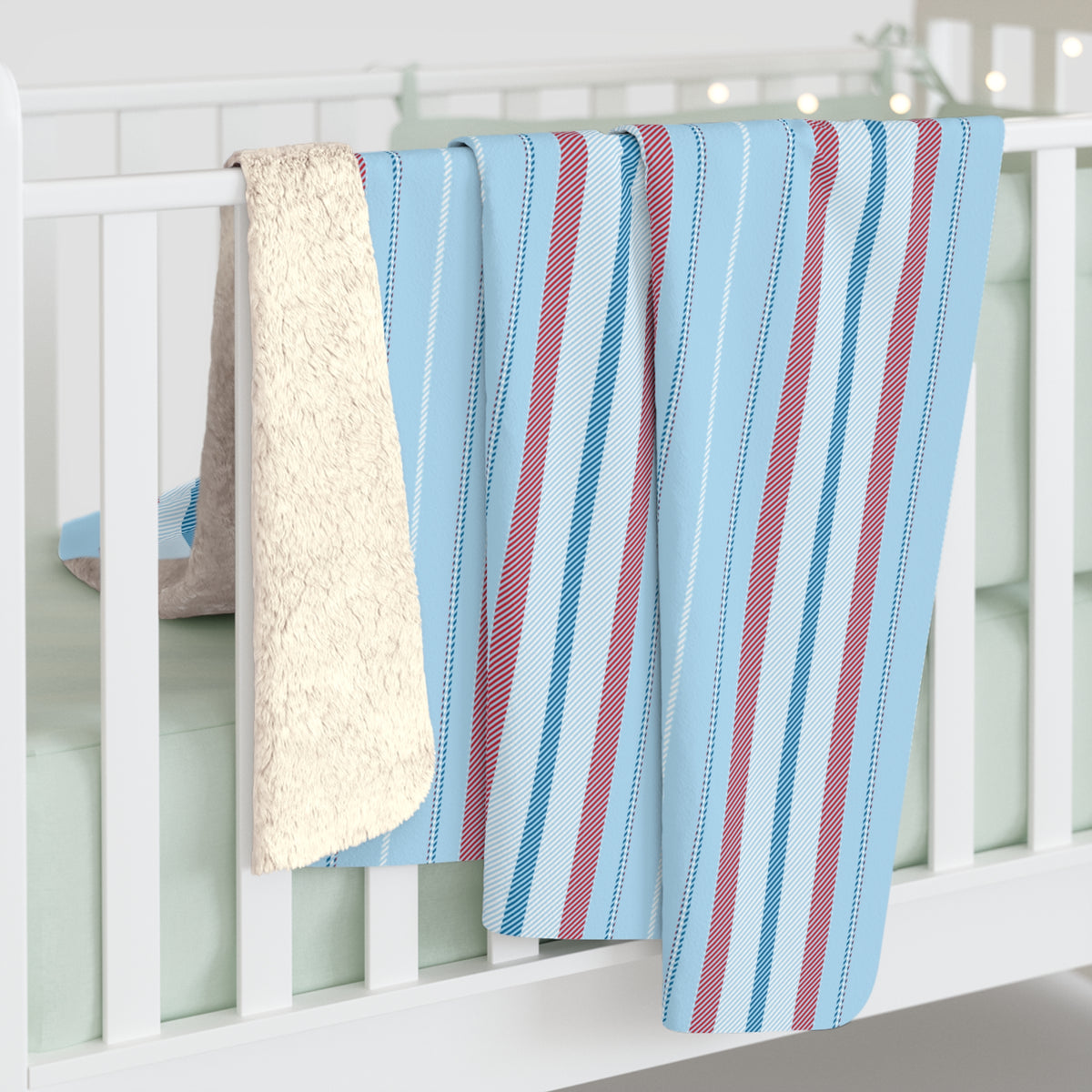 Sherpa Blanket | Oxford, Mississippi | Stripe