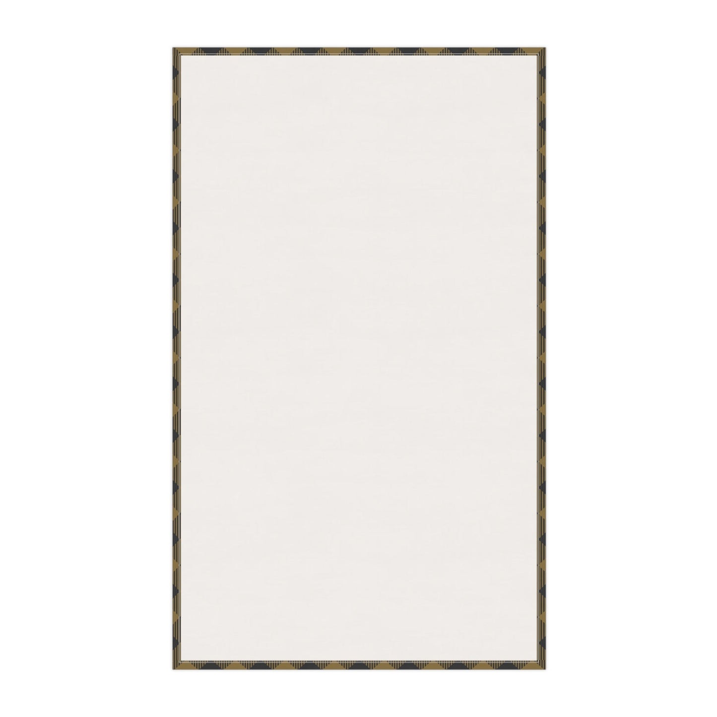 Tea Towel | Black & Gold | Gingham