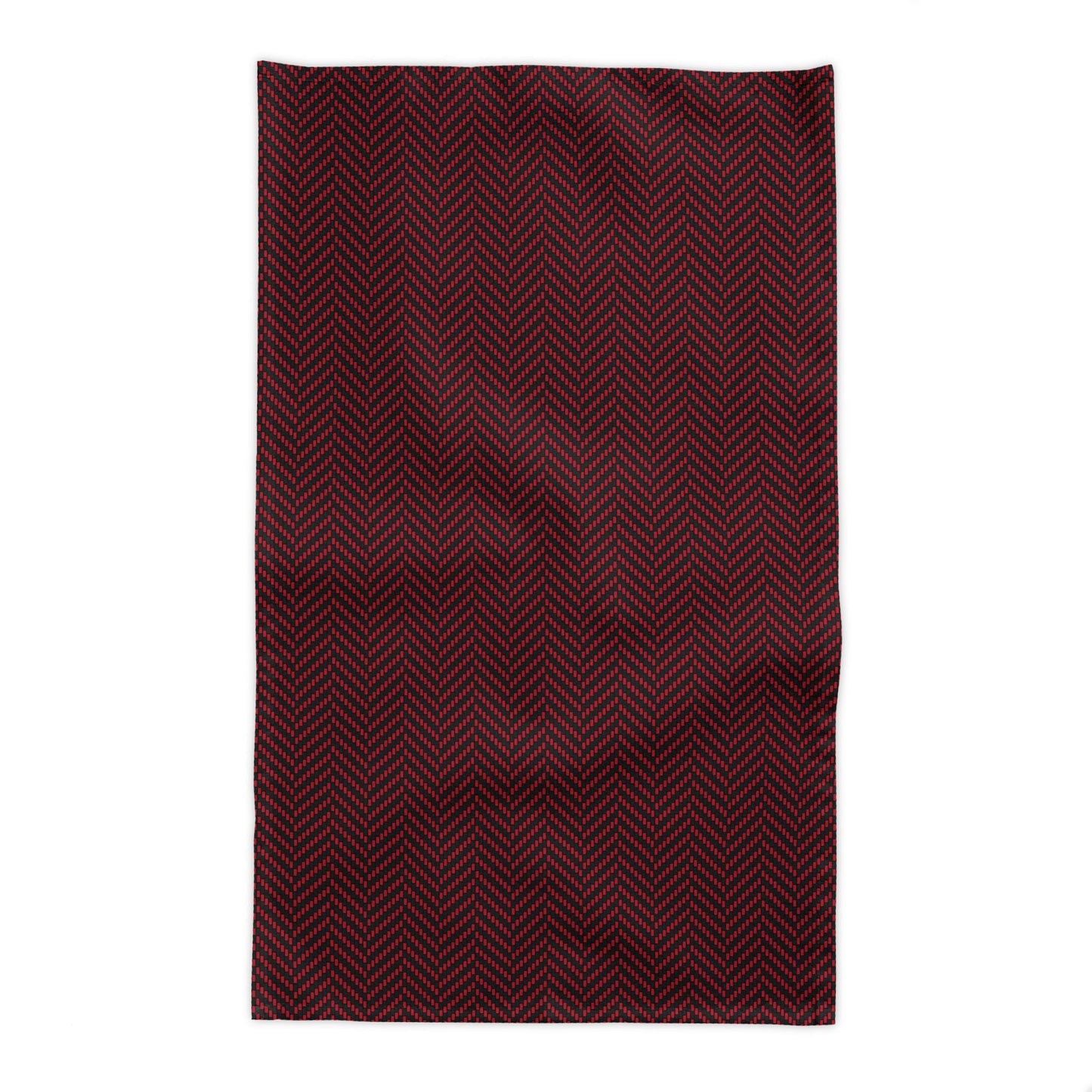Tablecloth | Red & Black | Herringbone