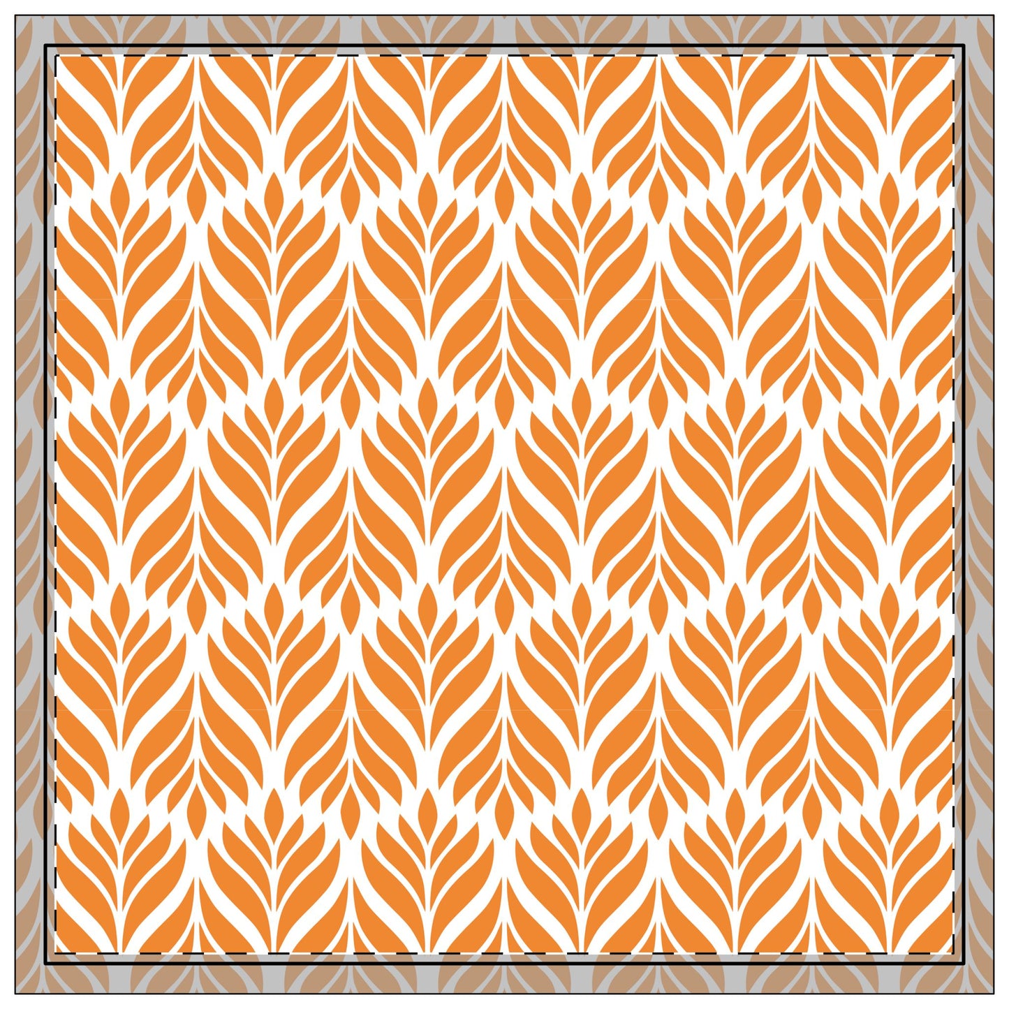 Napkin 4-set | Knoxville, Tennessee | Palm