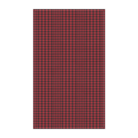 Tea Towels | Red & Black | Tweed