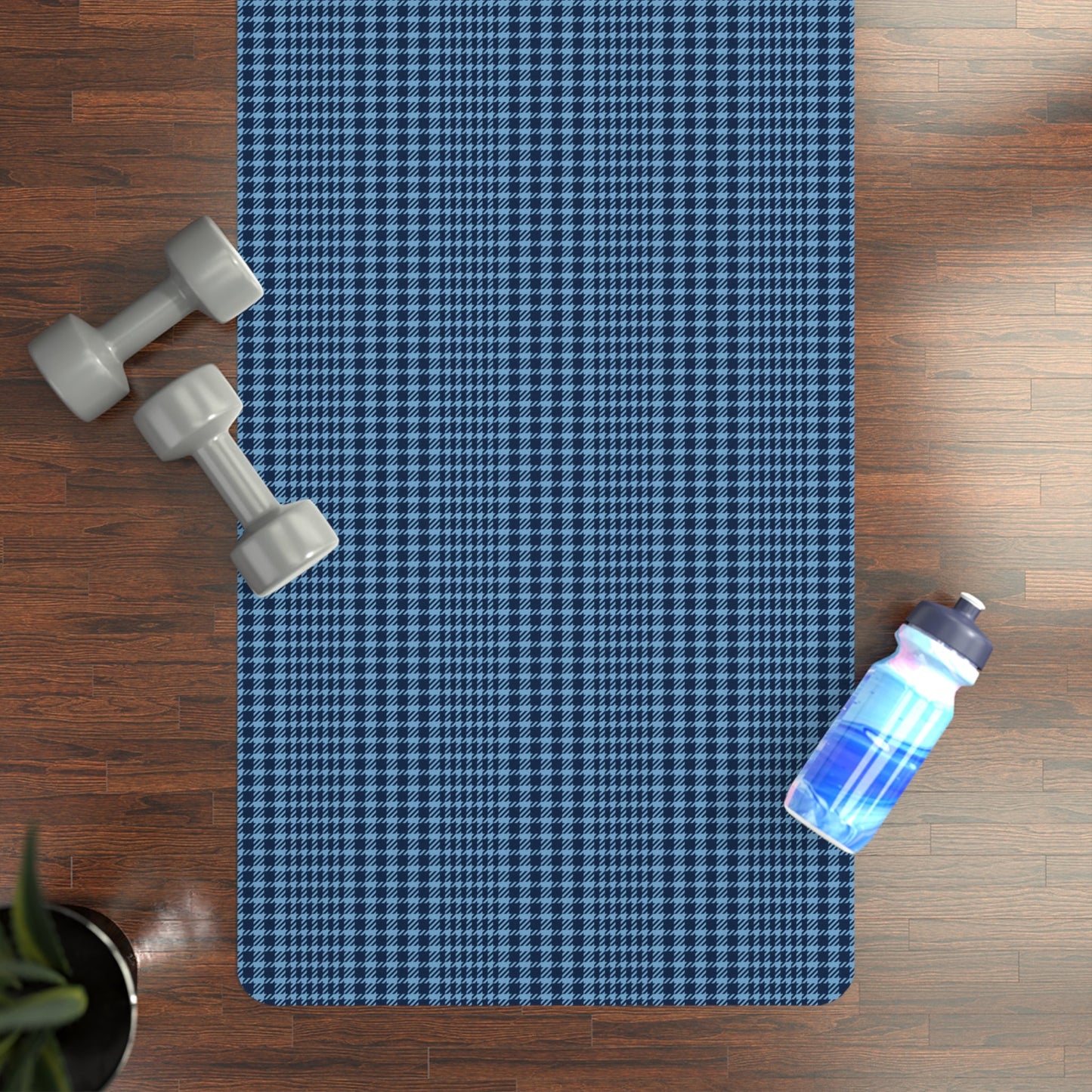Yoga Mat | Light Blue & White | Tweed