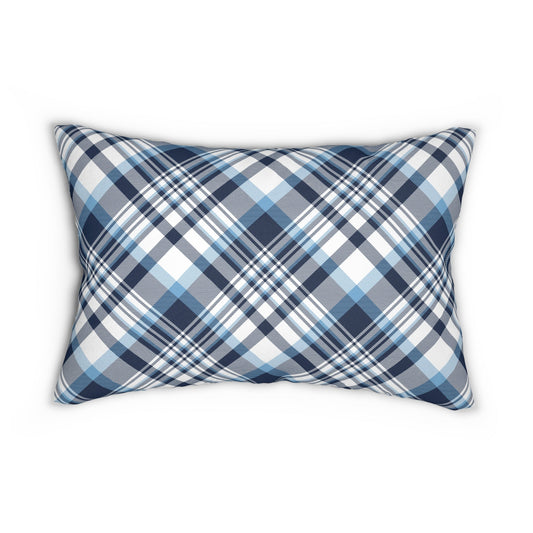 Pillow | Light Blue & White | Tartan