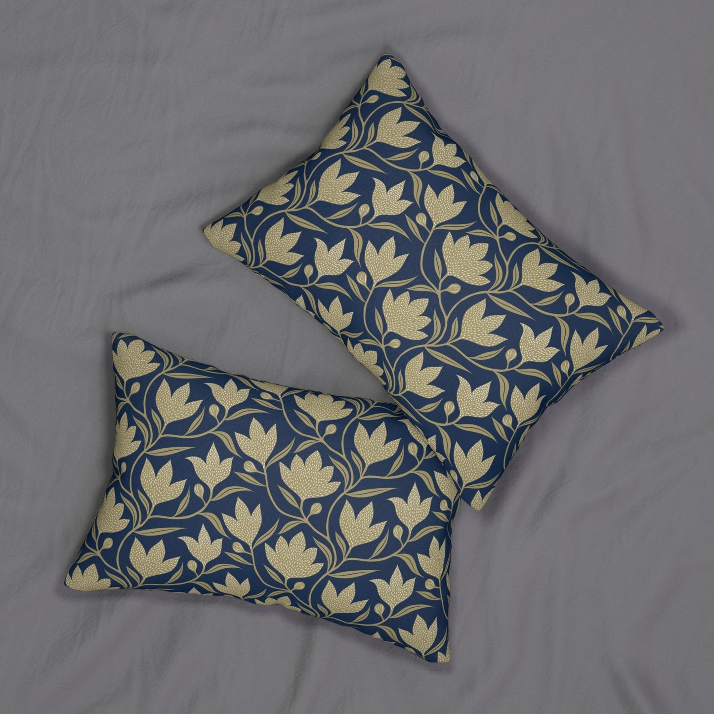 Pillow | Blue & Gold | Magnolia