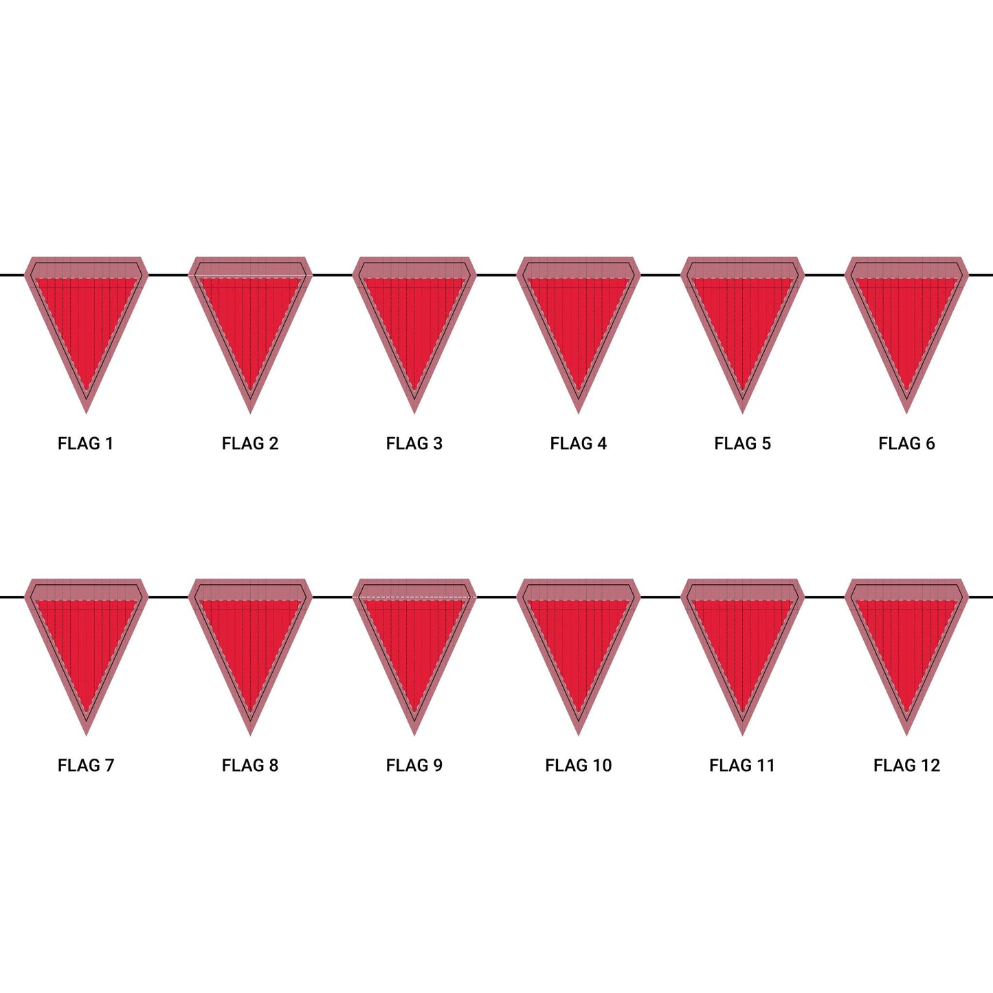 Flag Garland | New Brunswick, New Jersey | Pinstripe