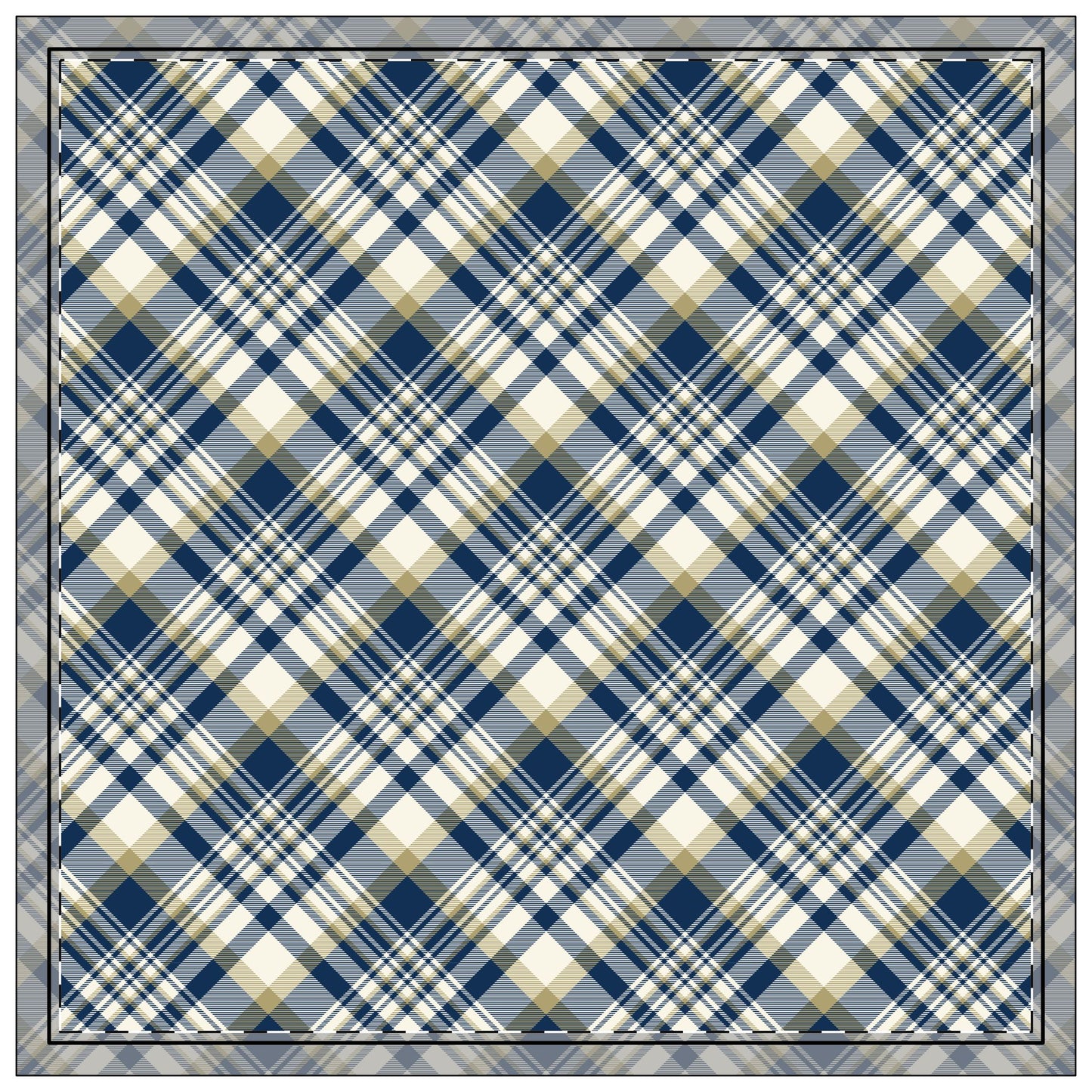 Napkin 4-set | Atlanta, Georgia | Tartan