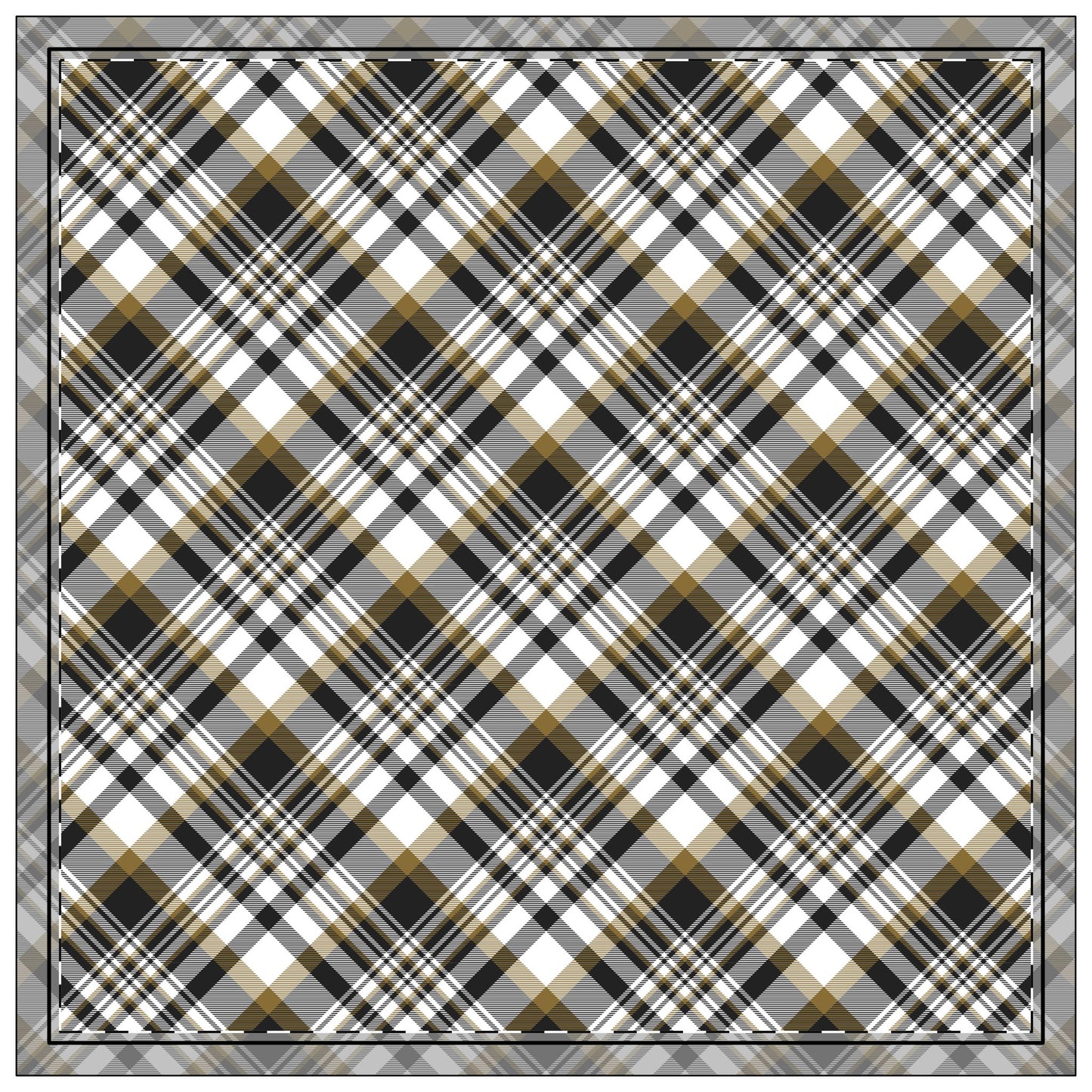 Napkin 4-set | Winston Salem, North Carolina | Tartan