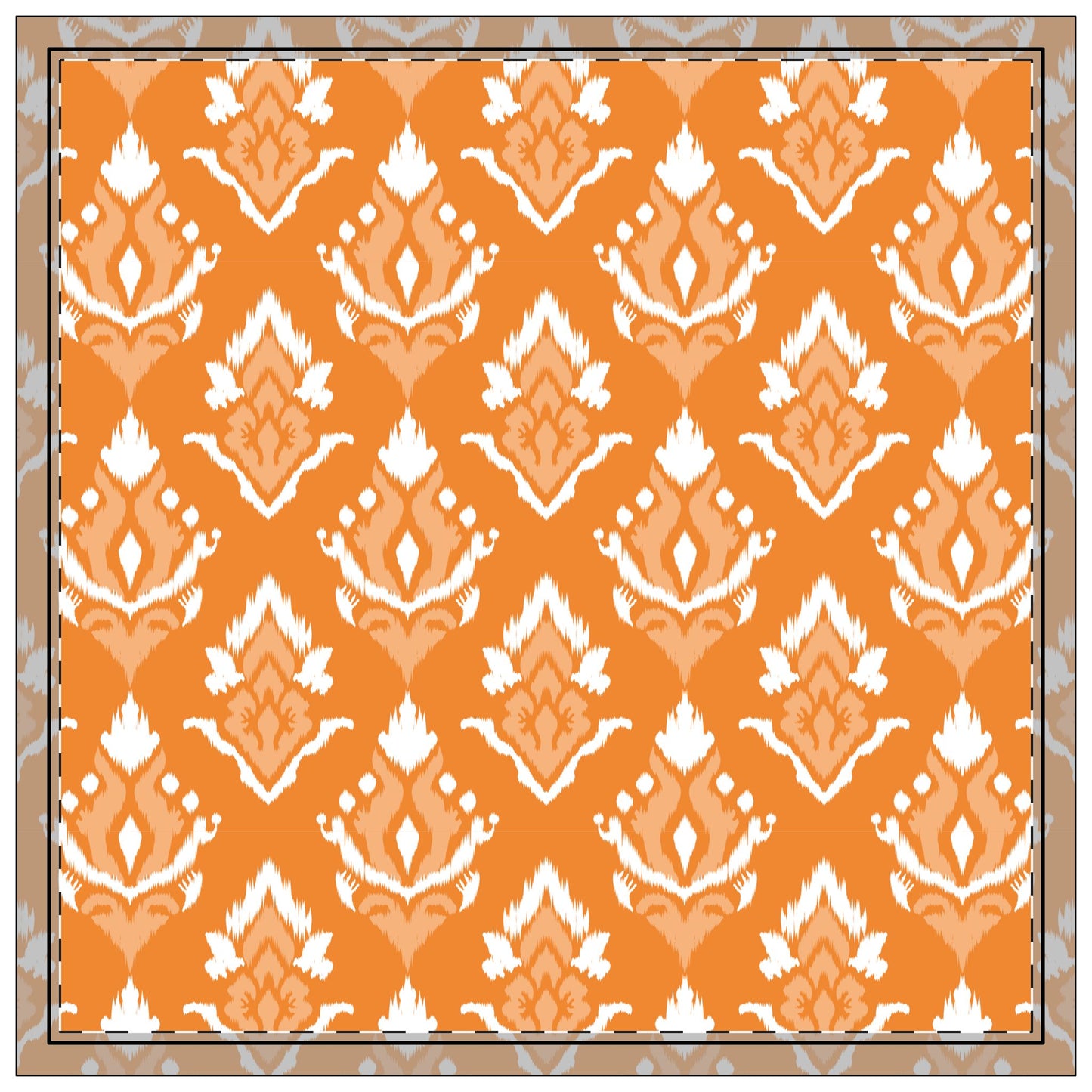 Napkin 4-set | Knoxville, Tennessee | Ikat