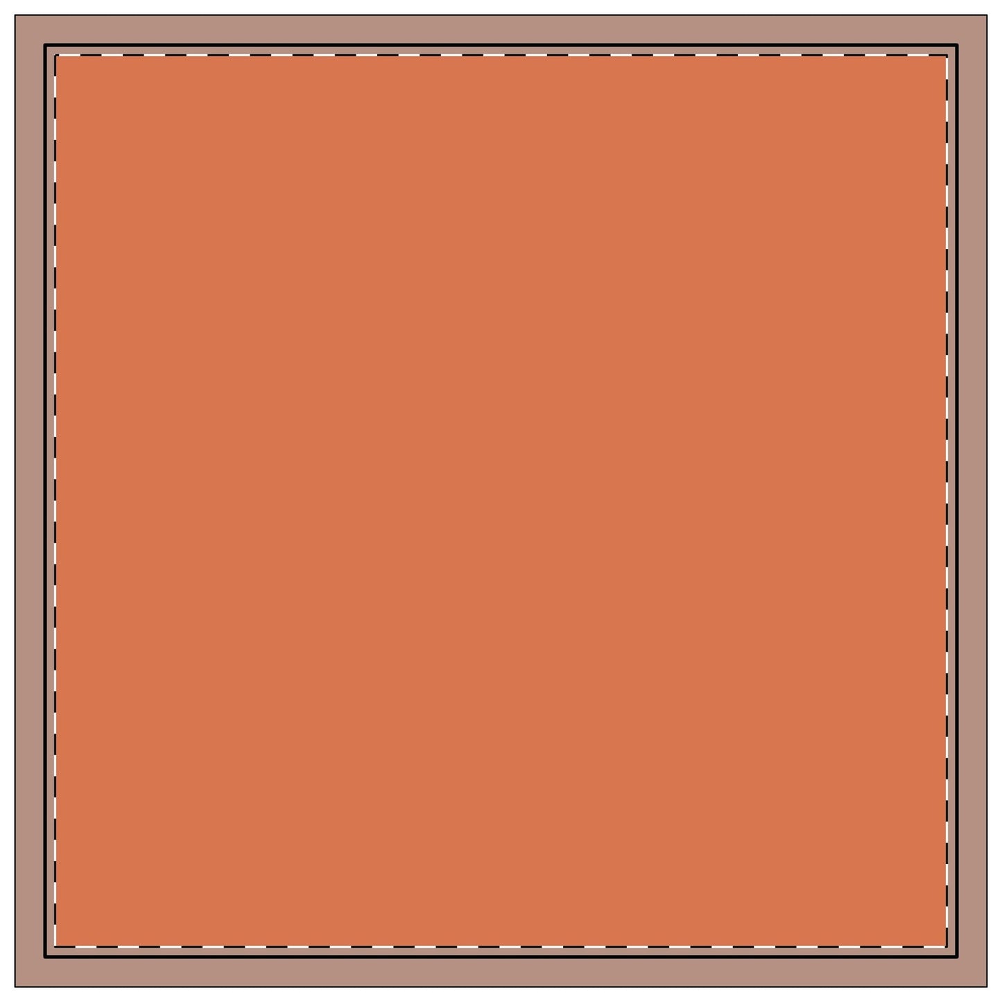 Napkins | Dark Orange & White | Light