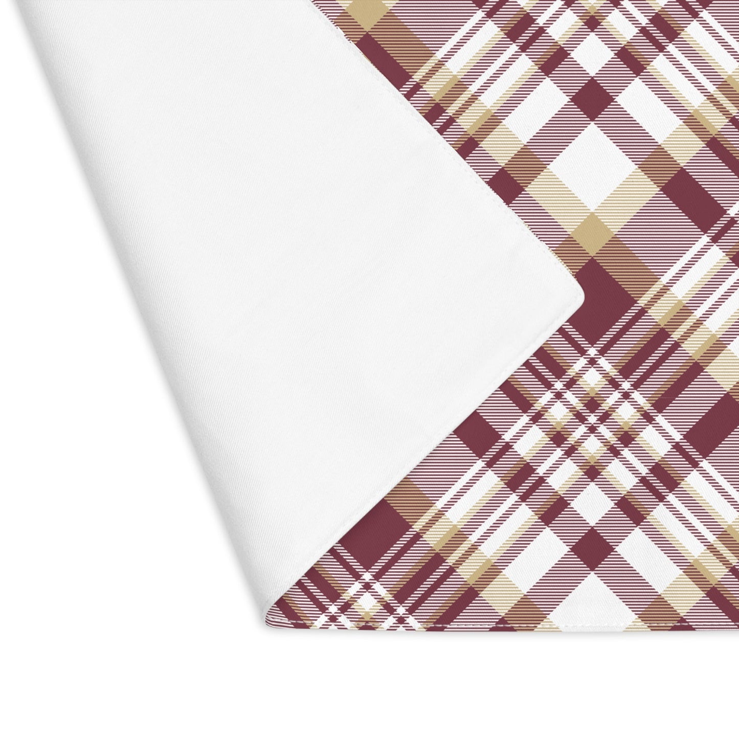 Placemat | Maroon & Gold | Tartan