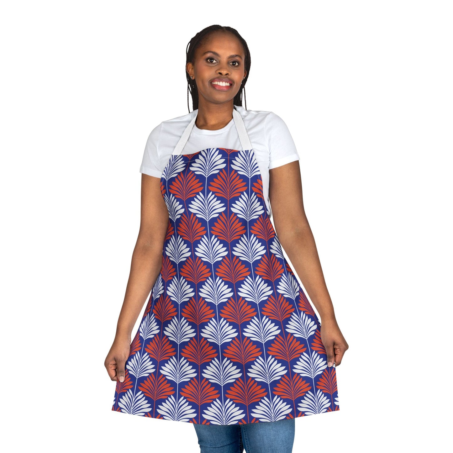 Apron | Bright Blue & Orange | Deco