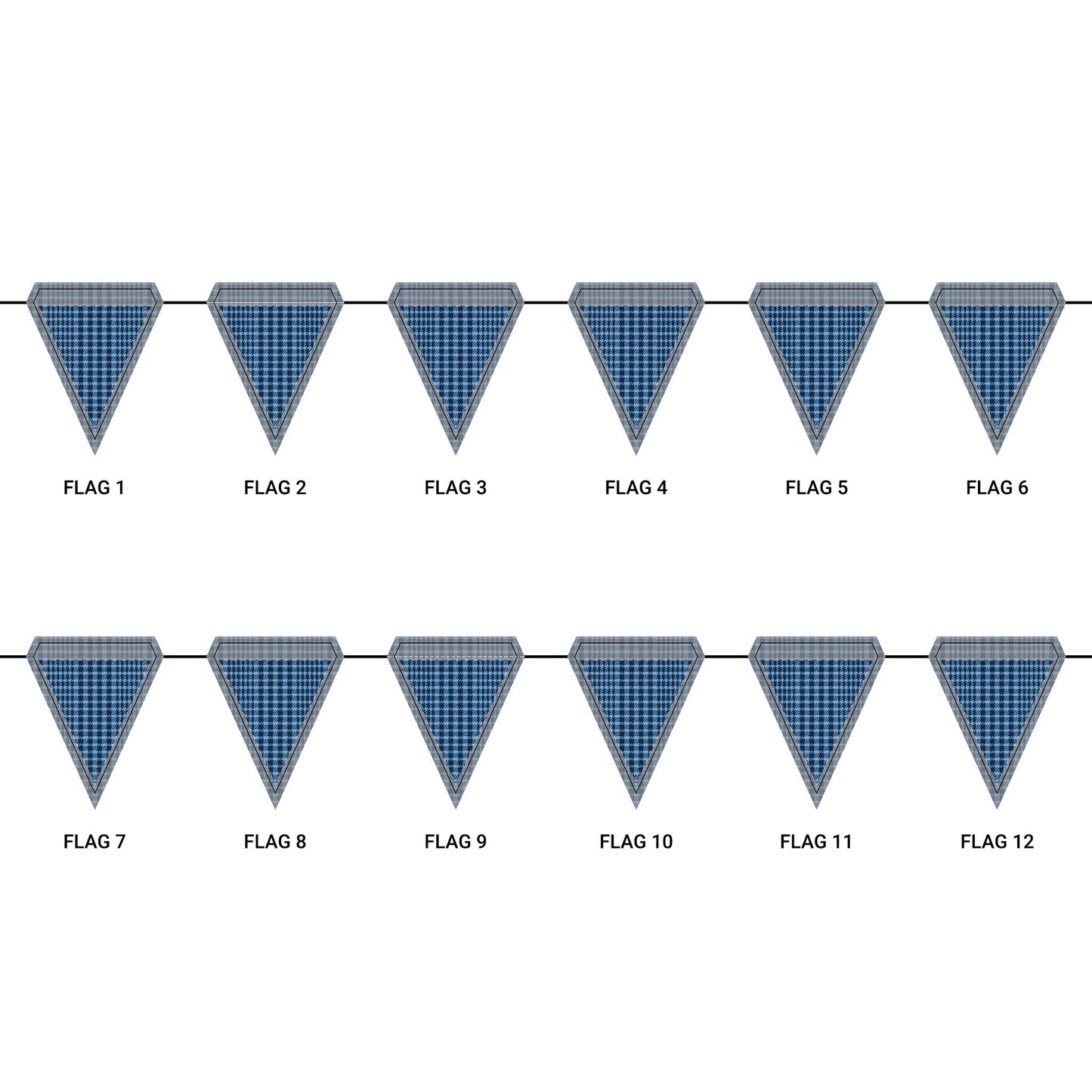 Flag Garland | Chapel Hill, North Carolina | Tweed