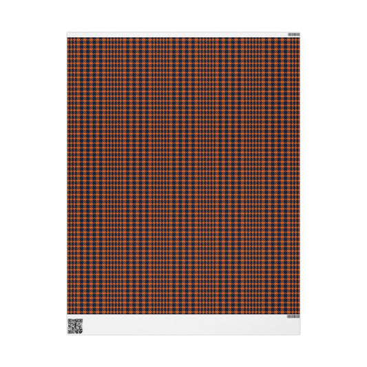 Gift Wrap | Orange & Blue | Tweed
