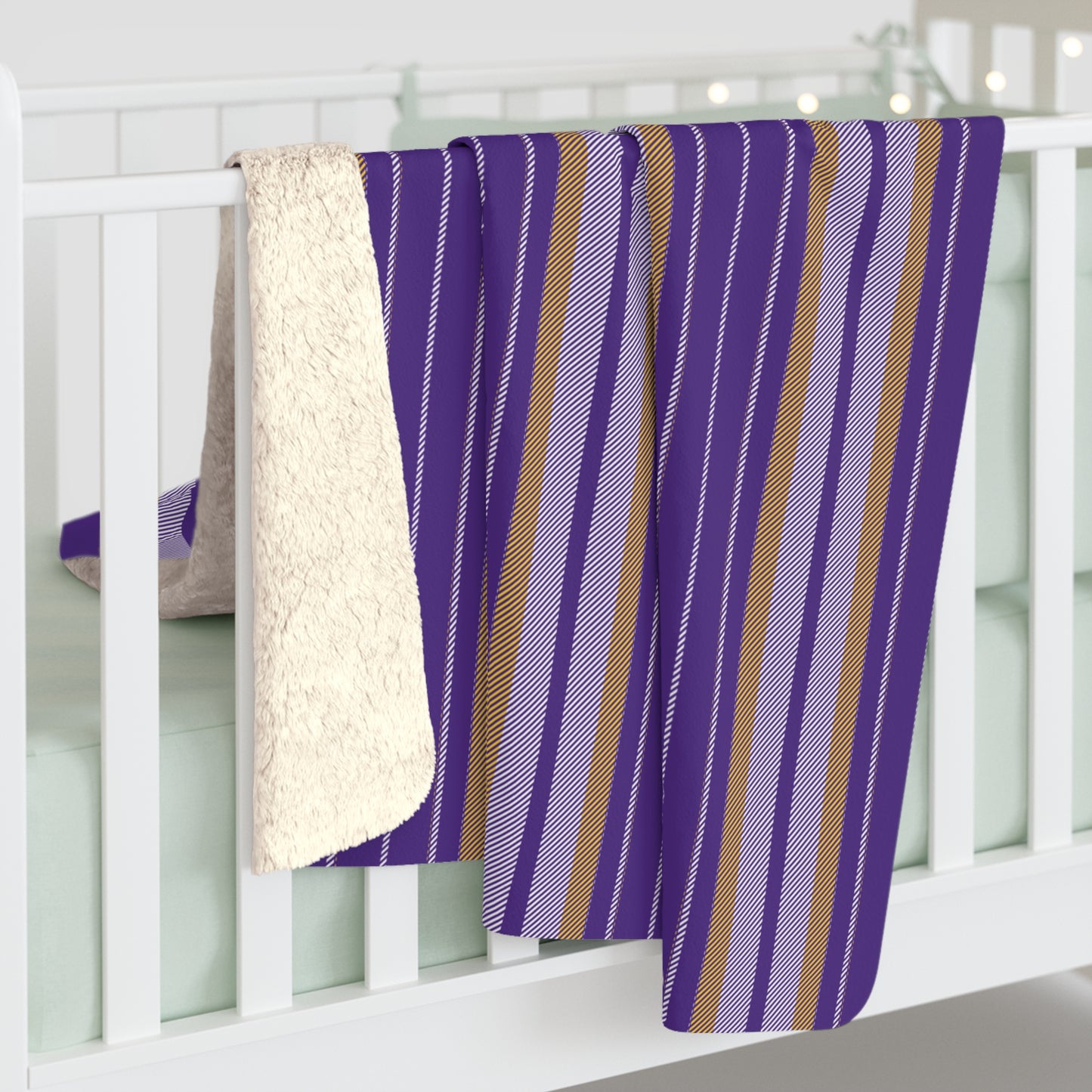 Sherpa Blanket | Baton Rouge, Louisiana | Stripe