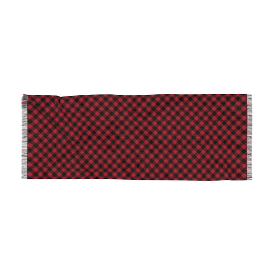 Scarf | Red & Black | Gingham