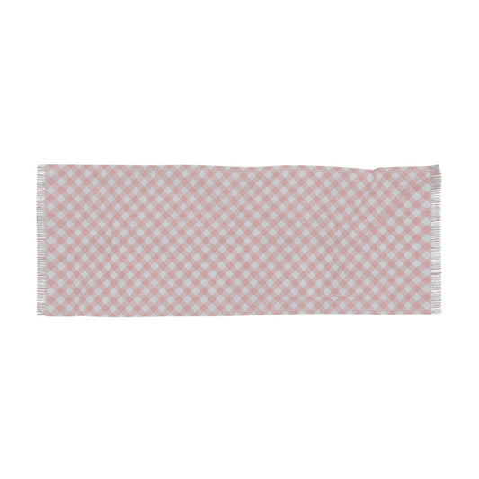 Scarf | Red & Gray | Gingham