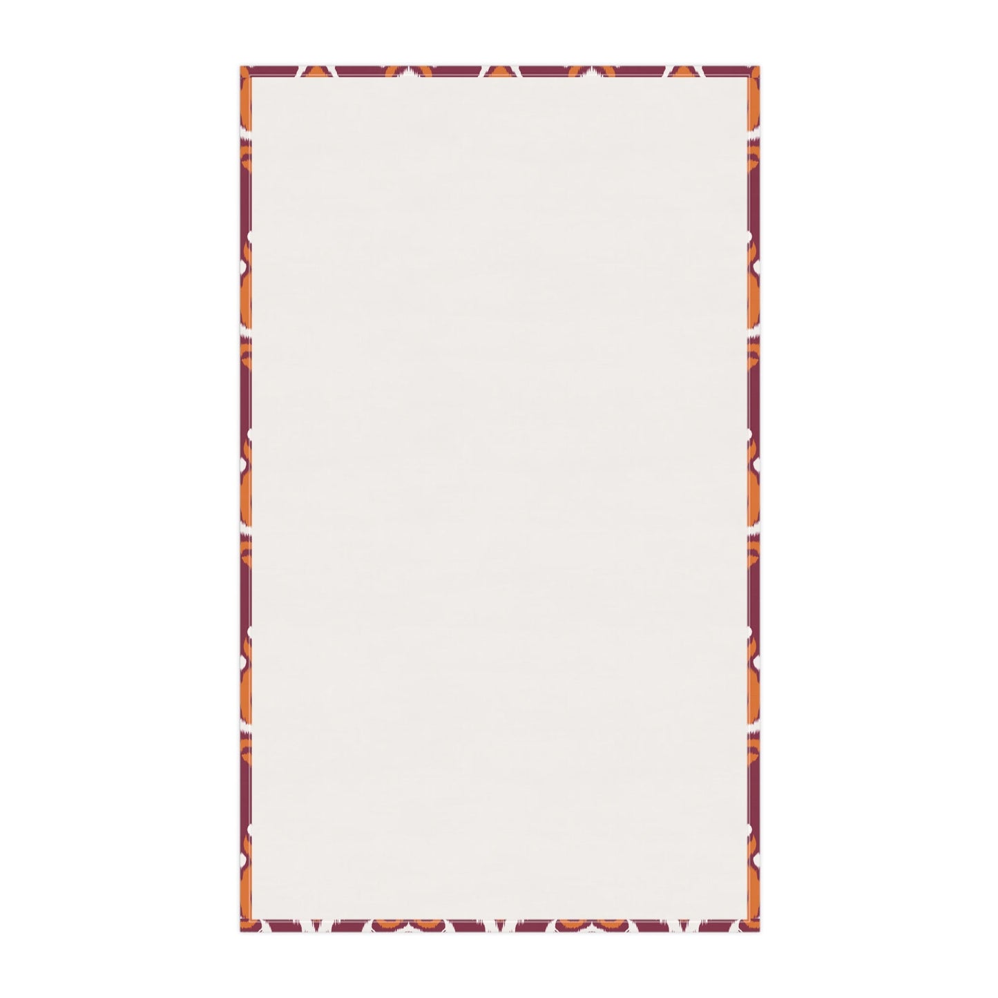 Tea Towels | Maroon & Orange | Ikat