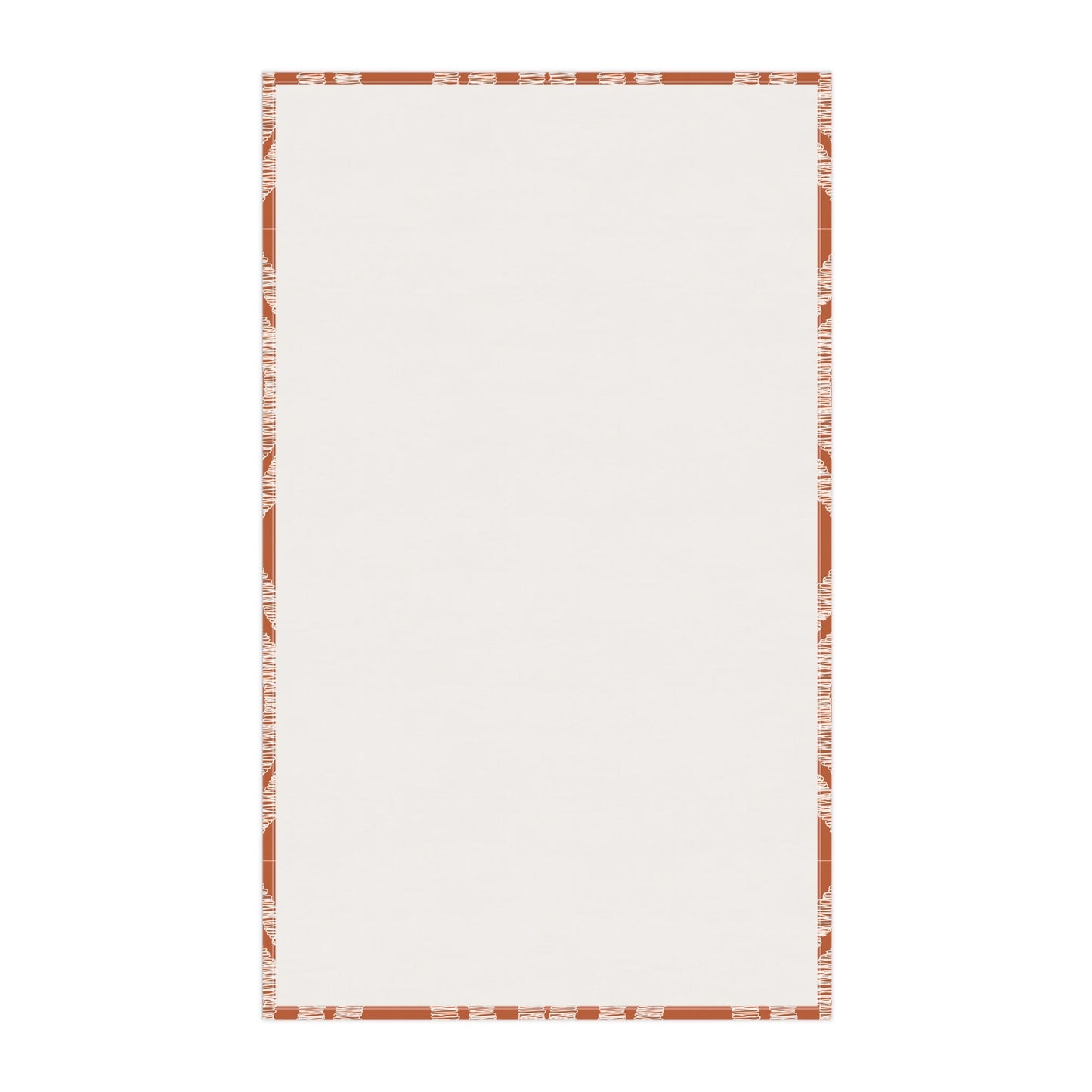 Tea Towels | Dark Orange & White | Ogee