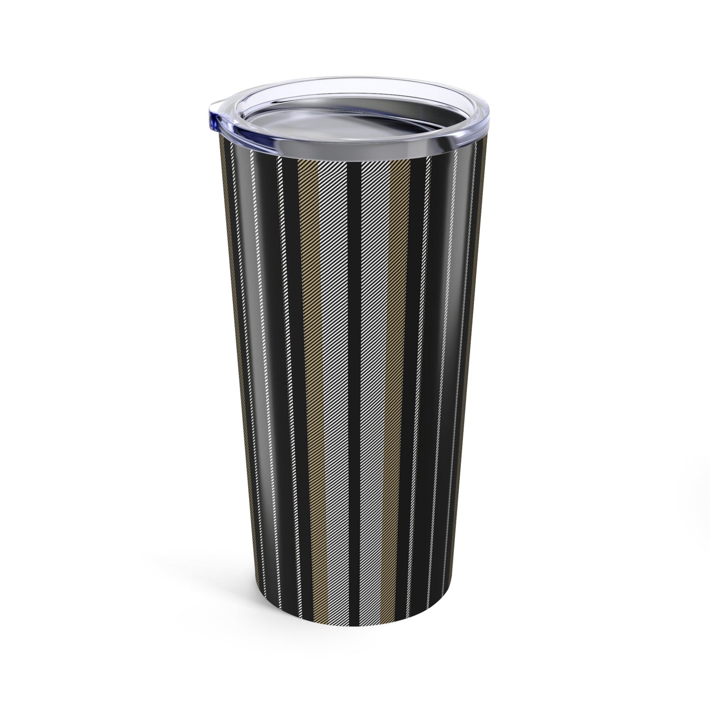 Tumbler | Black & Gold | Stripe
