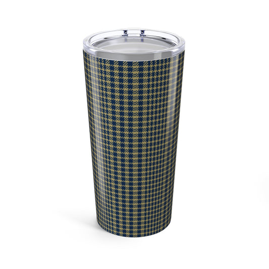 Tumbler | Blue & Gold | Tweed