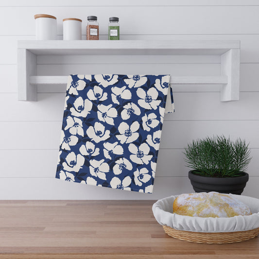 Tea Towel | Navy & White | Poppy