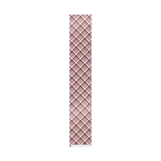 Gift Wrap | Maroon & Gold | Tartan