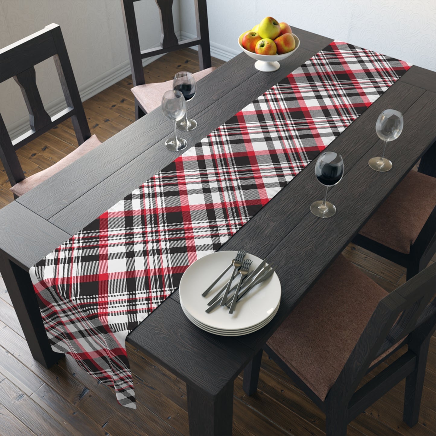 Table Runner | Raleigh, North Carolina | Tartan