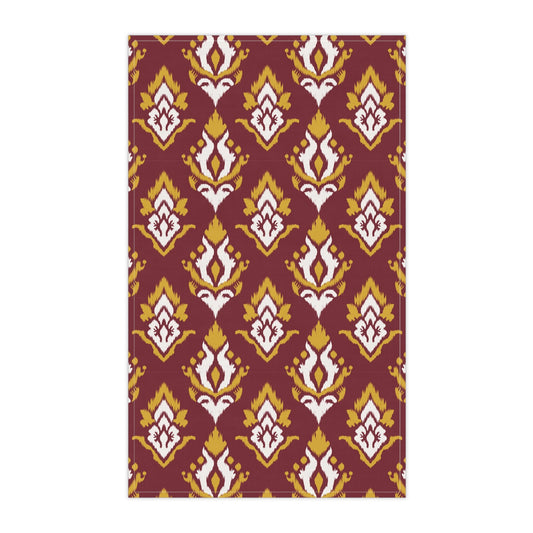Tea Towels | Red & Yellow | Ikat