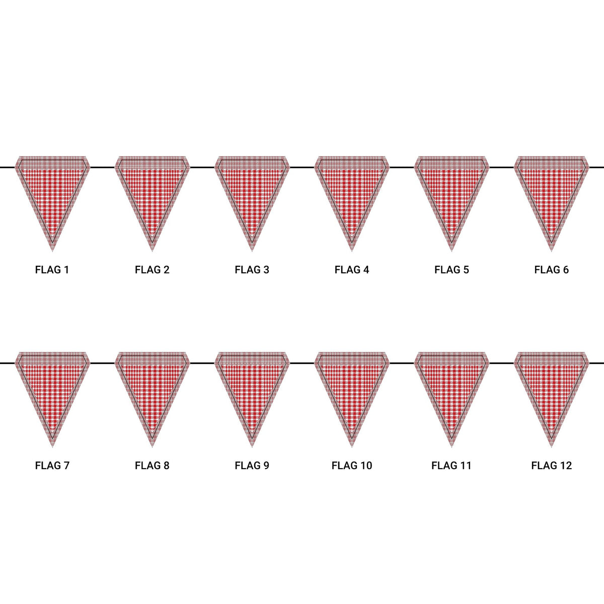 Flag Garland | Madison, Wisconsin | Tweed