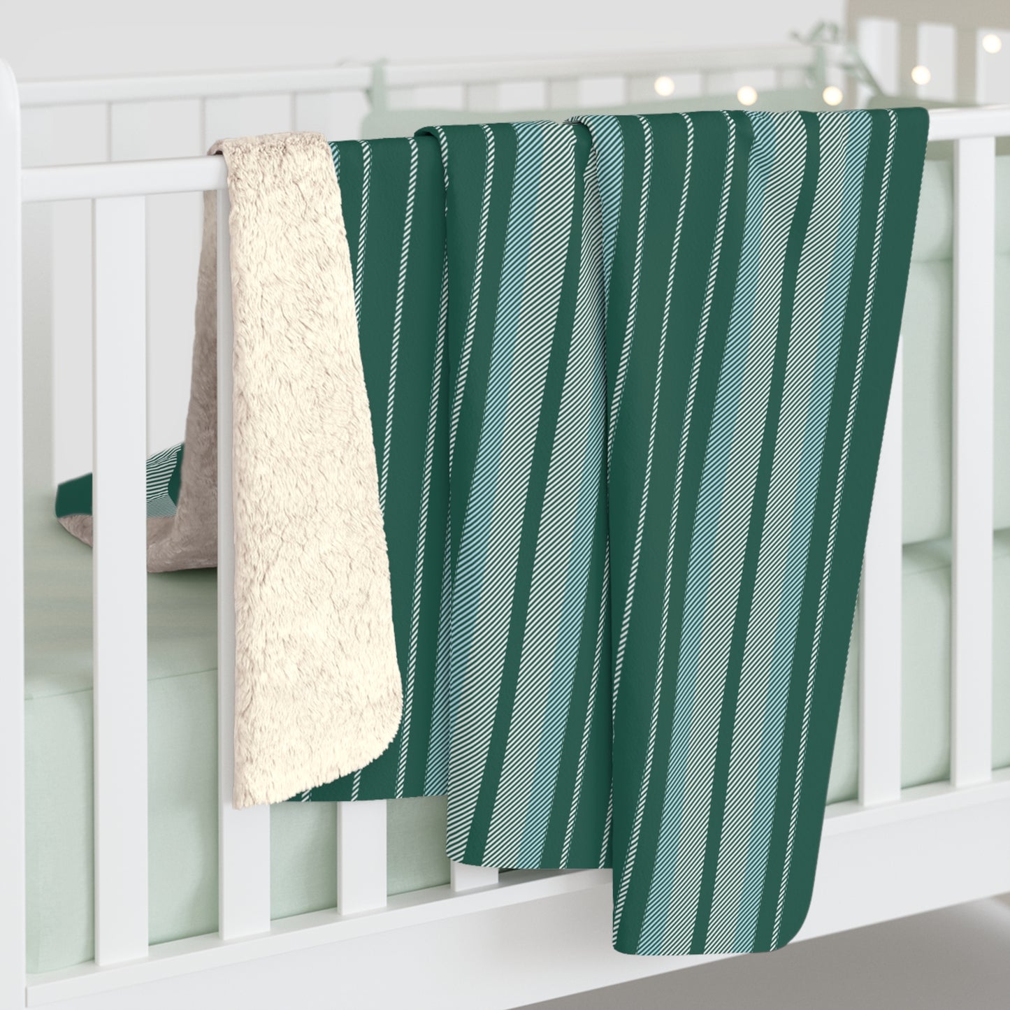 Sherpa Blanket | New Orleans, Louisiana | Stripe