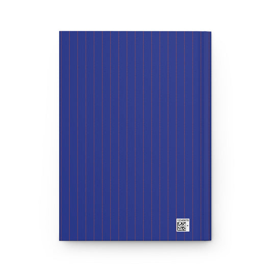 Journal | Bright Blue & Orange | Pinstripe