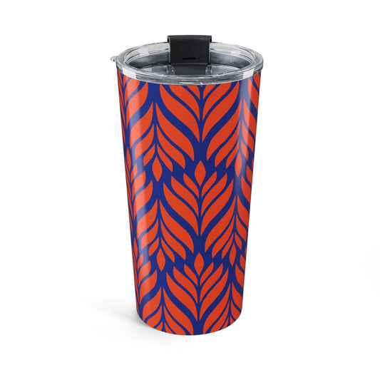Tumbler | Bright Blue & Orange | Palm