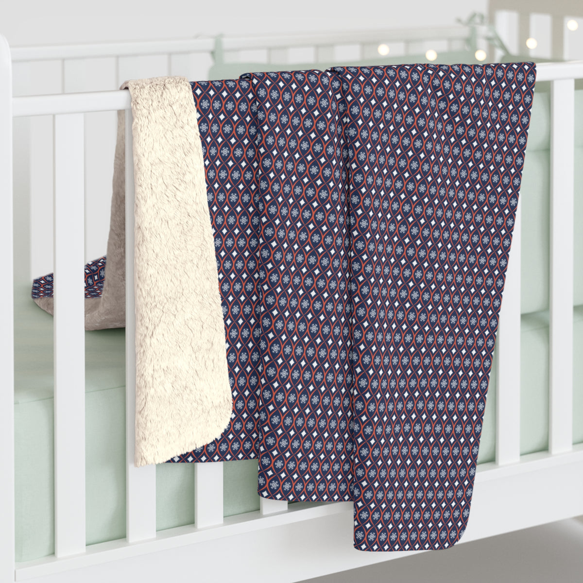 Sherpa Fleece Blanket | Charlottesville, Virginia | Snow