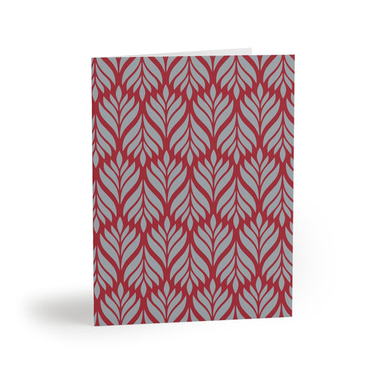 Notecards | Red & Gray | Palm