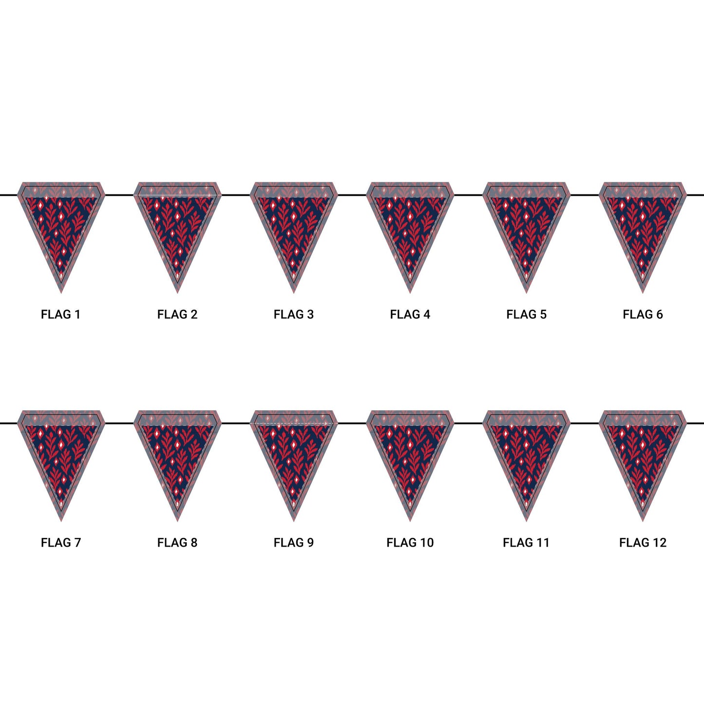 Flag Garland | Oxford, Mississippi | Laurel