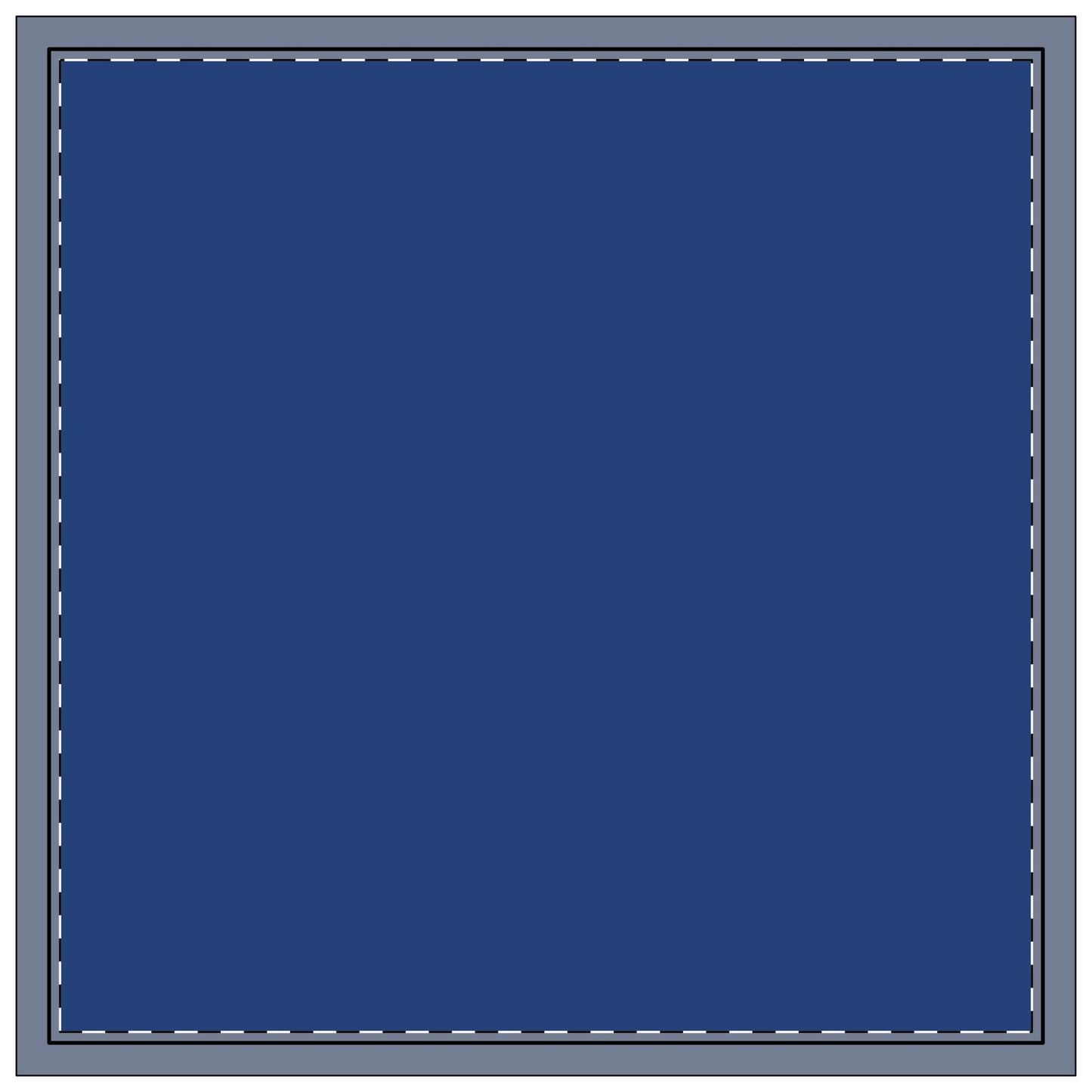 Napkin 4-set | State College, Pennsylvania | Light (Blue)