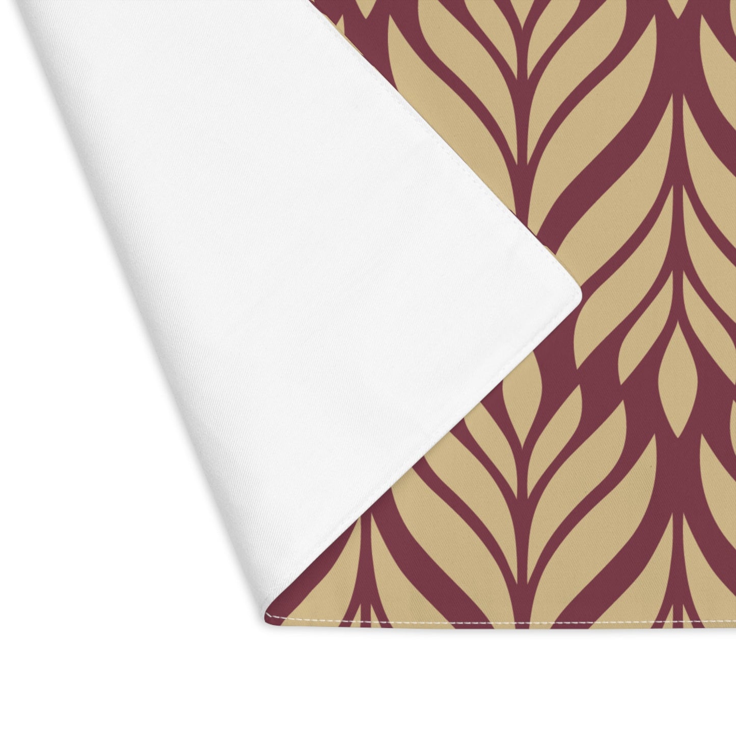 Placemat | Maroon & Gold | Palm