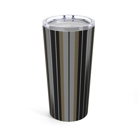 Tumbler | Black & Gold | Stripe