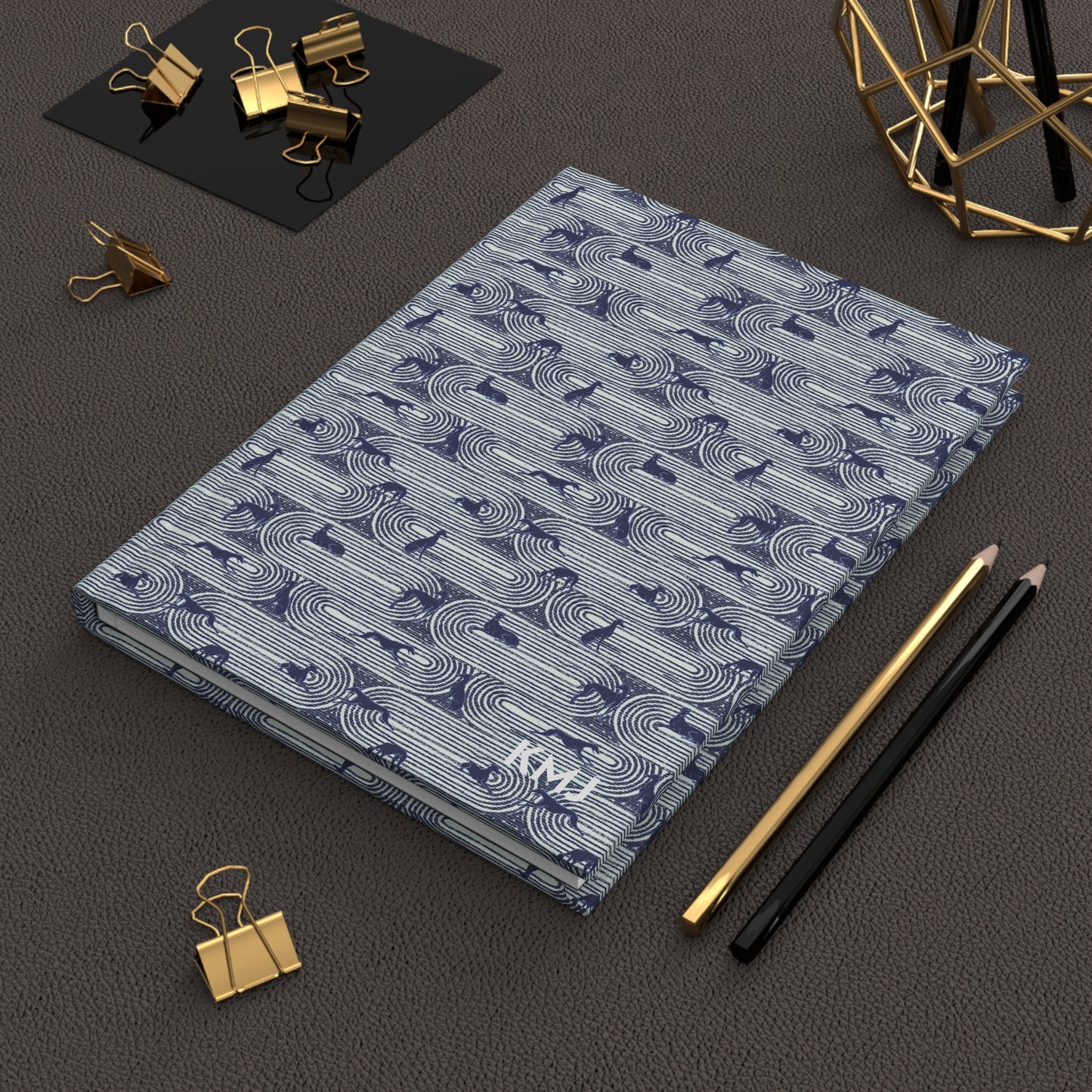 Monogram Journal | Greyhounds | Teal Track