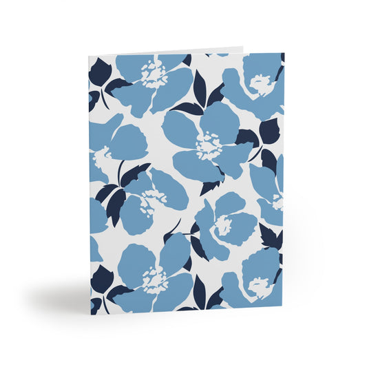 Notecards | Light Blue & White | Poppy