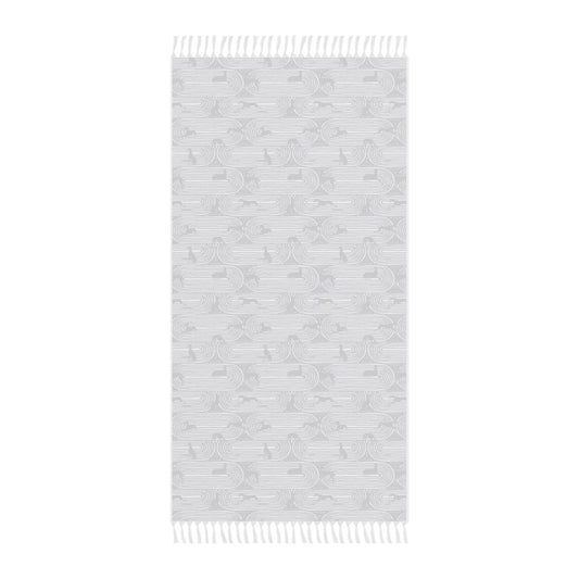 Boho Beach Towel | Greyhounds | Pink Track