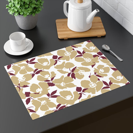 Placemat | Maroon & Gold | Poppy