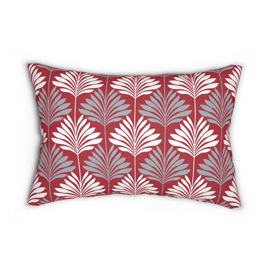 Pillow | Red & Gray | Deco