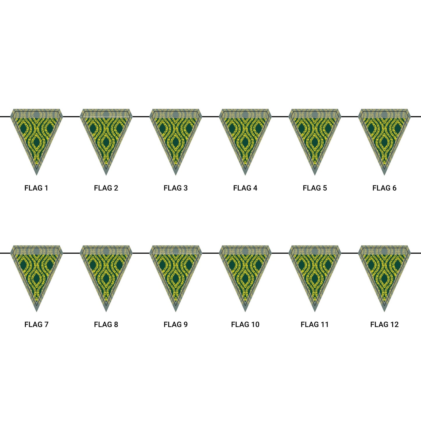 Flag Garland | Eugene, Oregon | Ogee